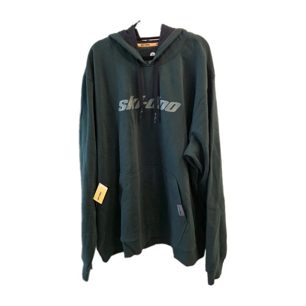 Ski-Doo Men's Signature Pullover Green Hoodie 3XL 454802